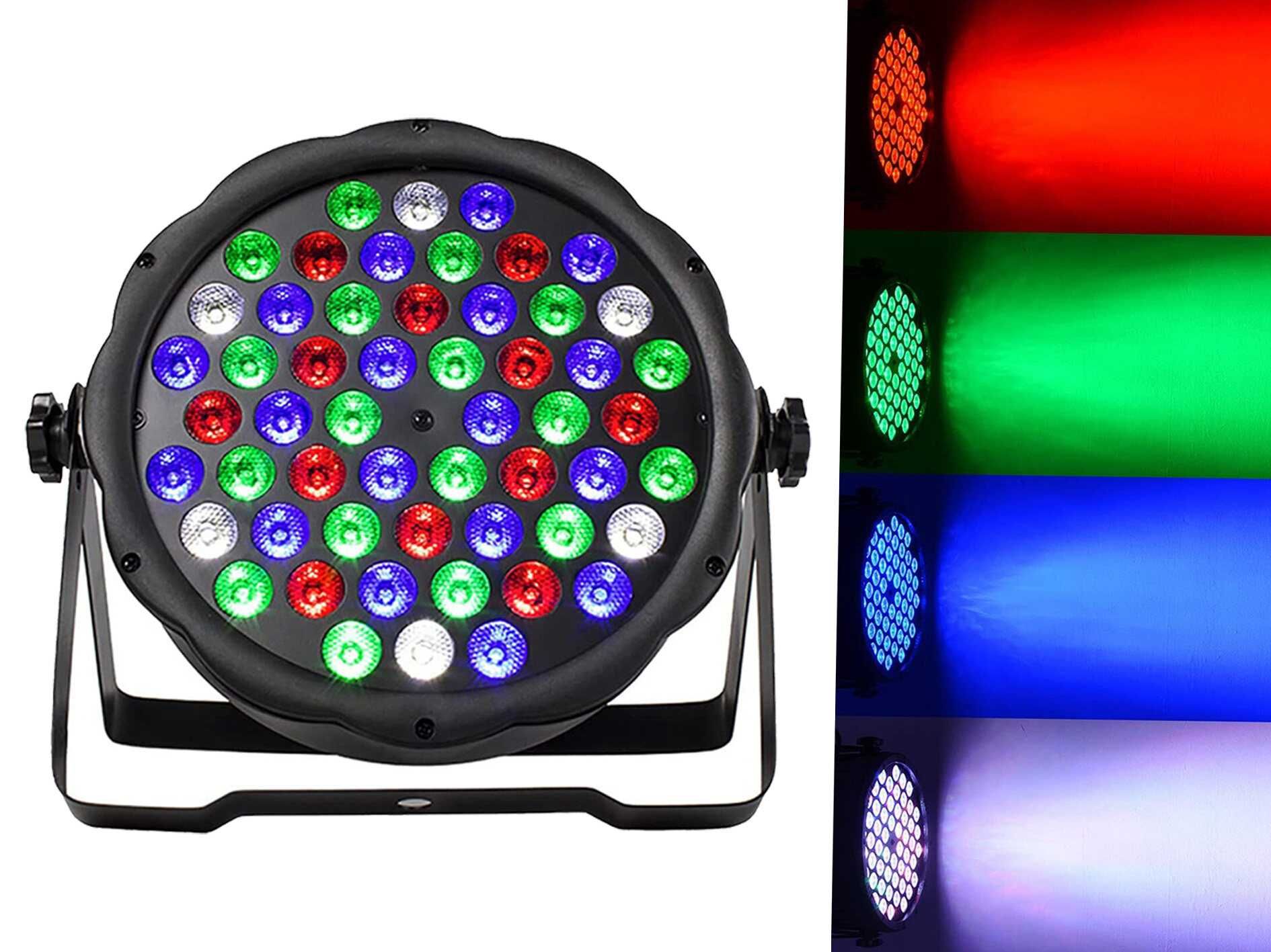 LED PAR 54 RGBW Orga de lumini Club DJ * Jocuri de culori*Senzor SUNET