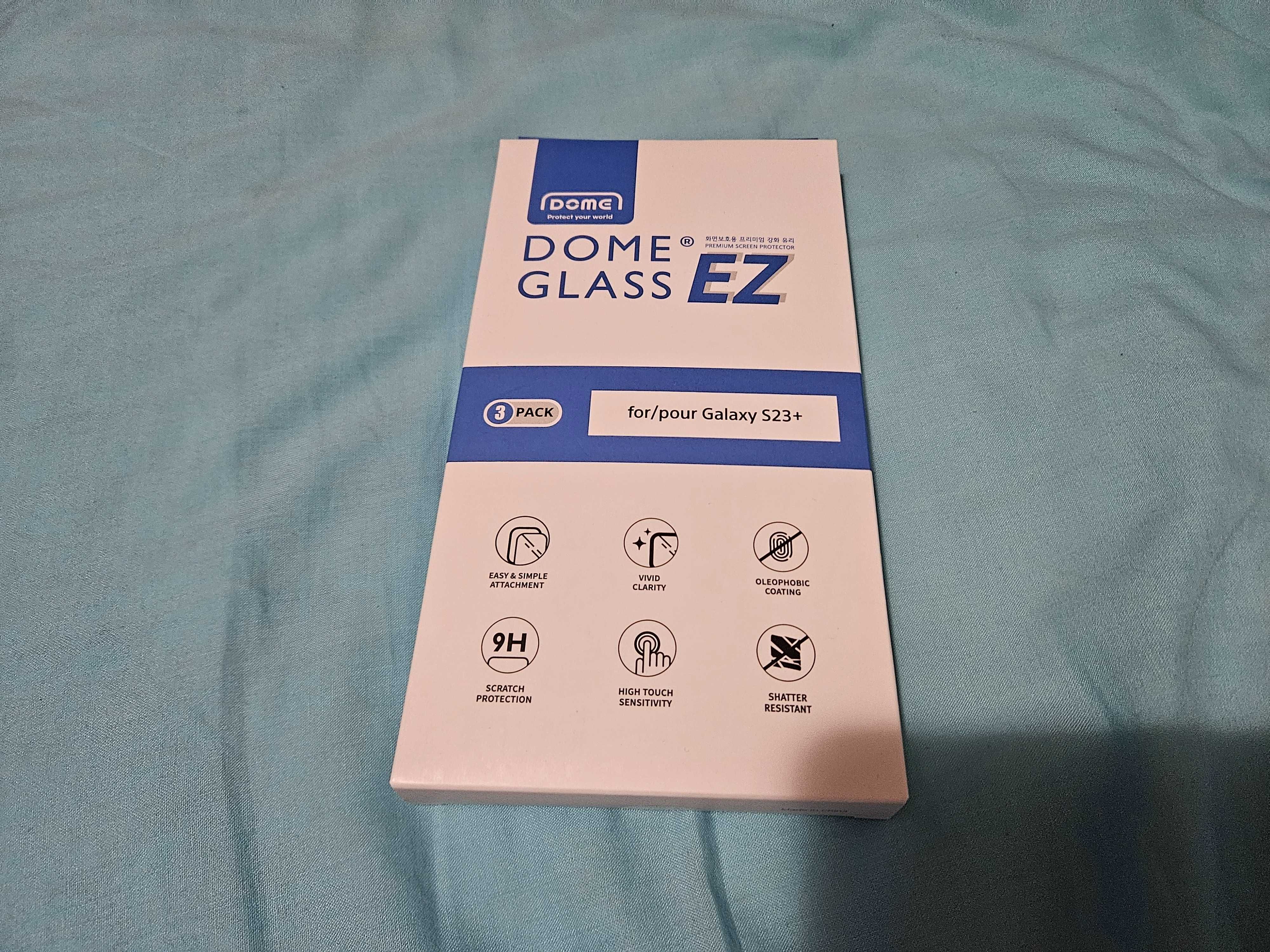 Set 2 folii de protectie Dome Glass pentru Samsung Galaxy S23+