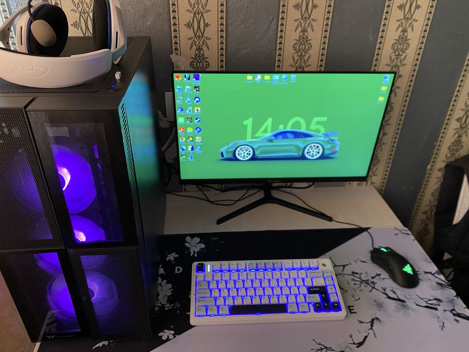 Игровой ПК i5-12400F | RTX 2070 | 16GB | SSD+HDD | Водяное охлаждение