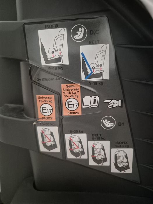 Scaun auto copii Klippan Triofix Comfort Isofix