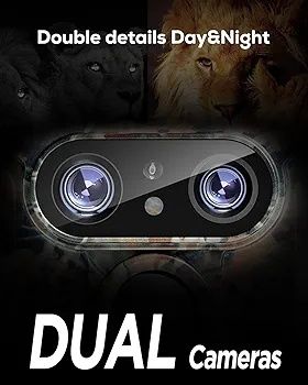 Ловна камера 4K видео, 48MP снимки, Wi-Fi свързаност, двойни обективи,