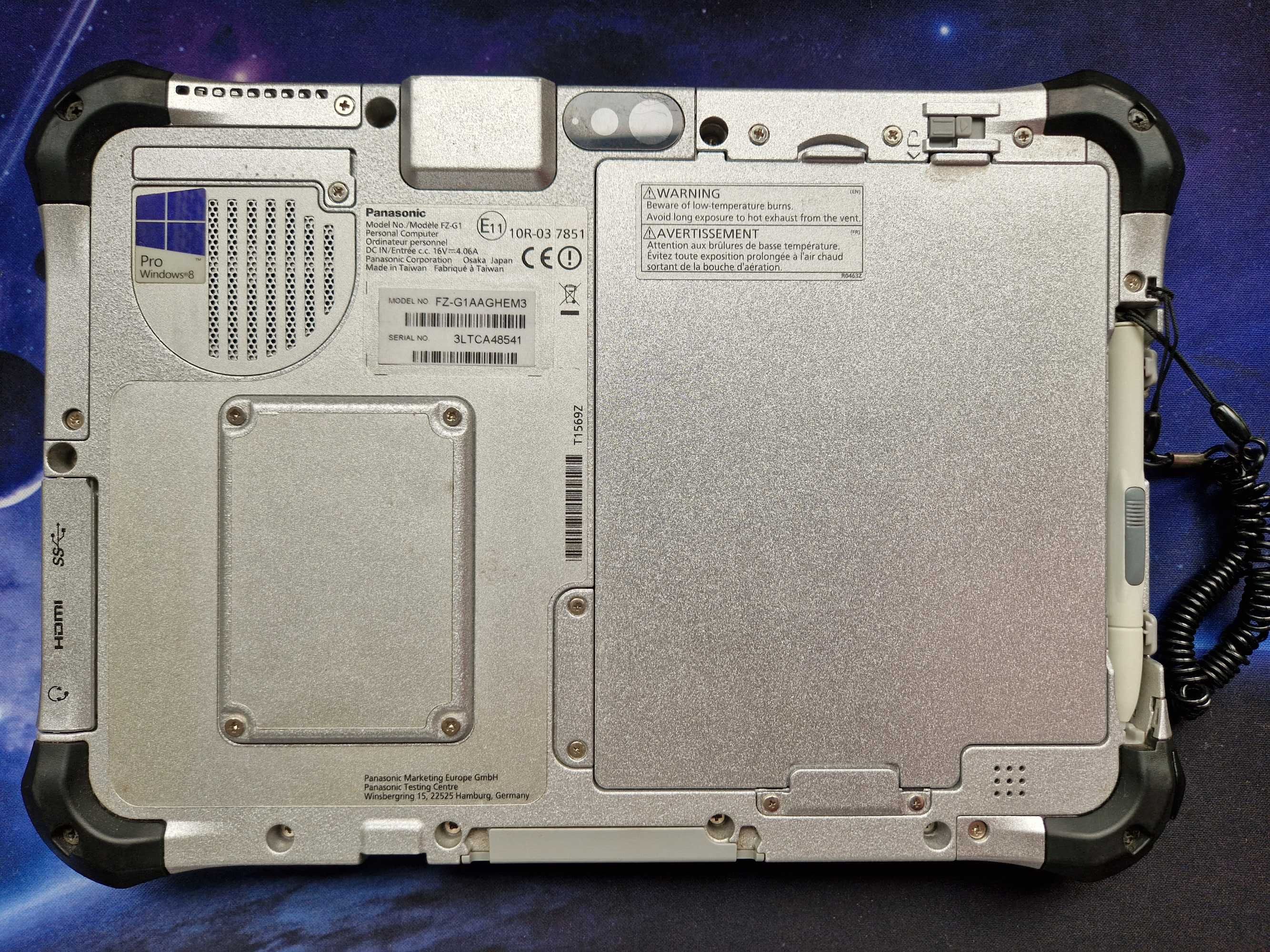 Tableta rugged Panasonic FZ-G1 i5 8GB RAM 128gb ssd 10.1"FHD 3G w10p