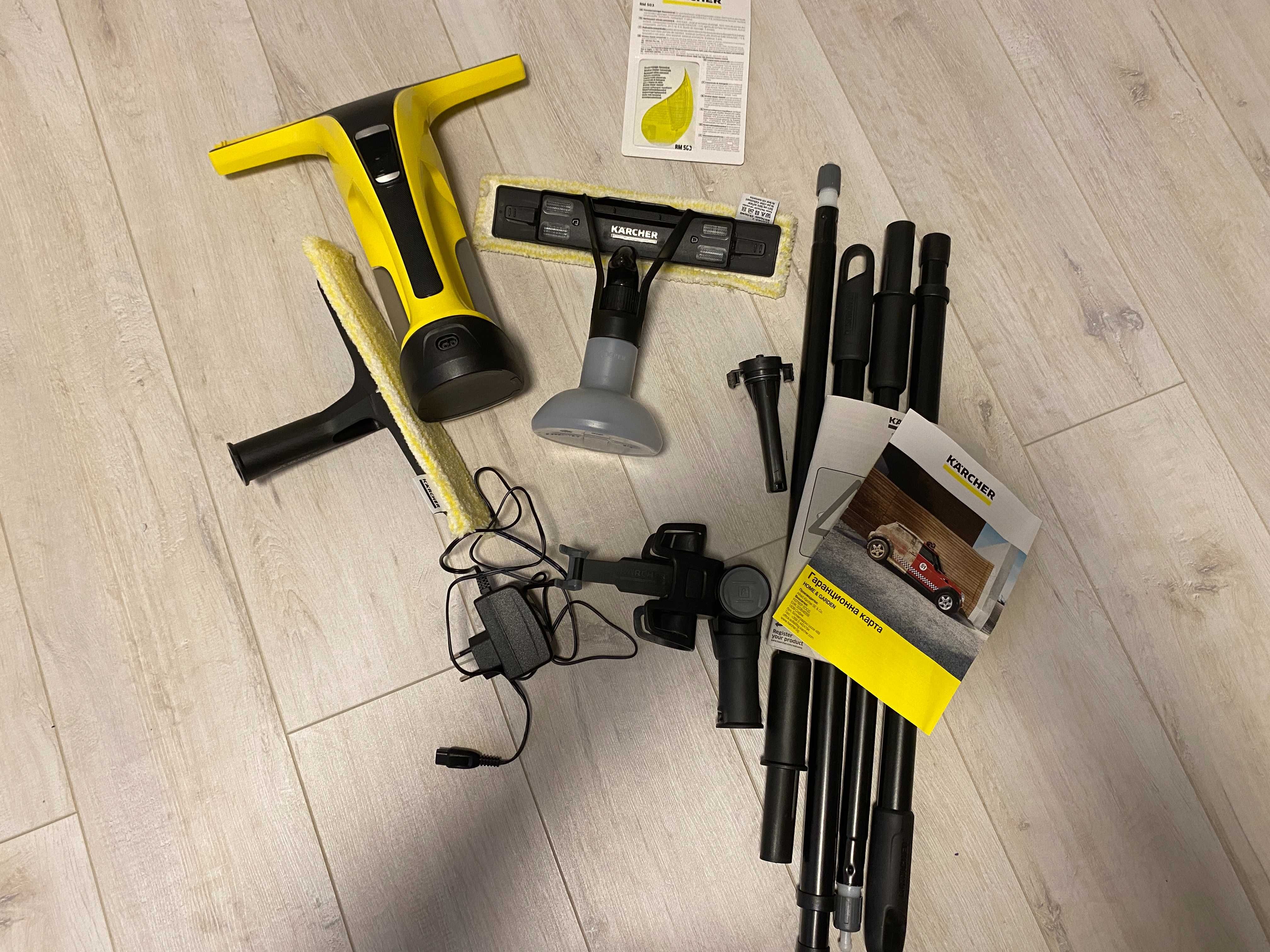 Стъклочистач KARCHER WV 6 + в комплект с удължител