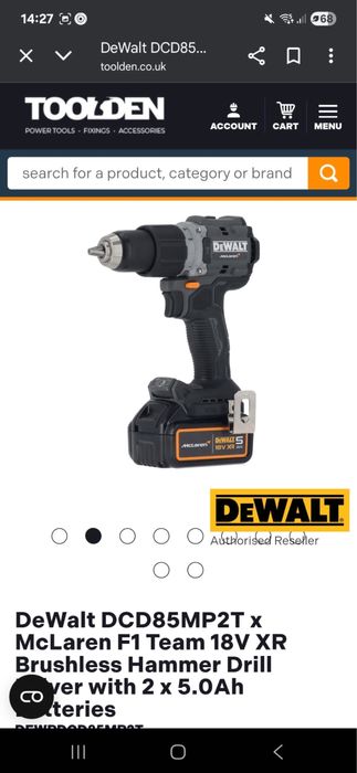 Dewalt editing limitata  dewalt meclareen