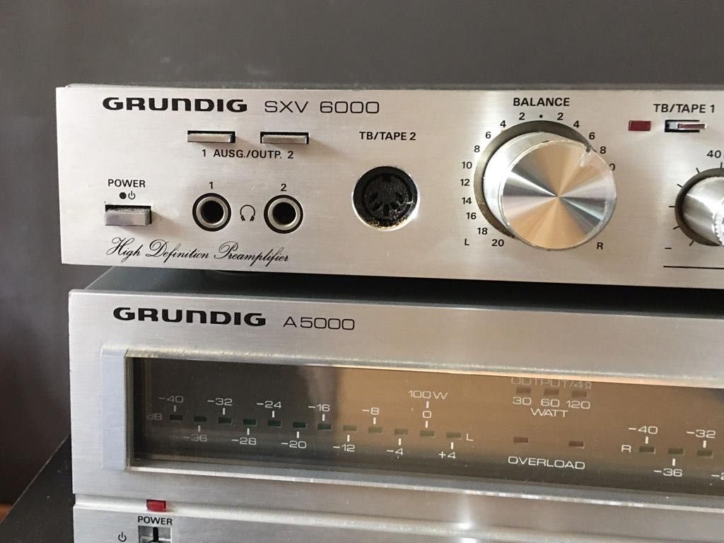 Stație GRUNDIG A5000 și Preamplificator SXV6000