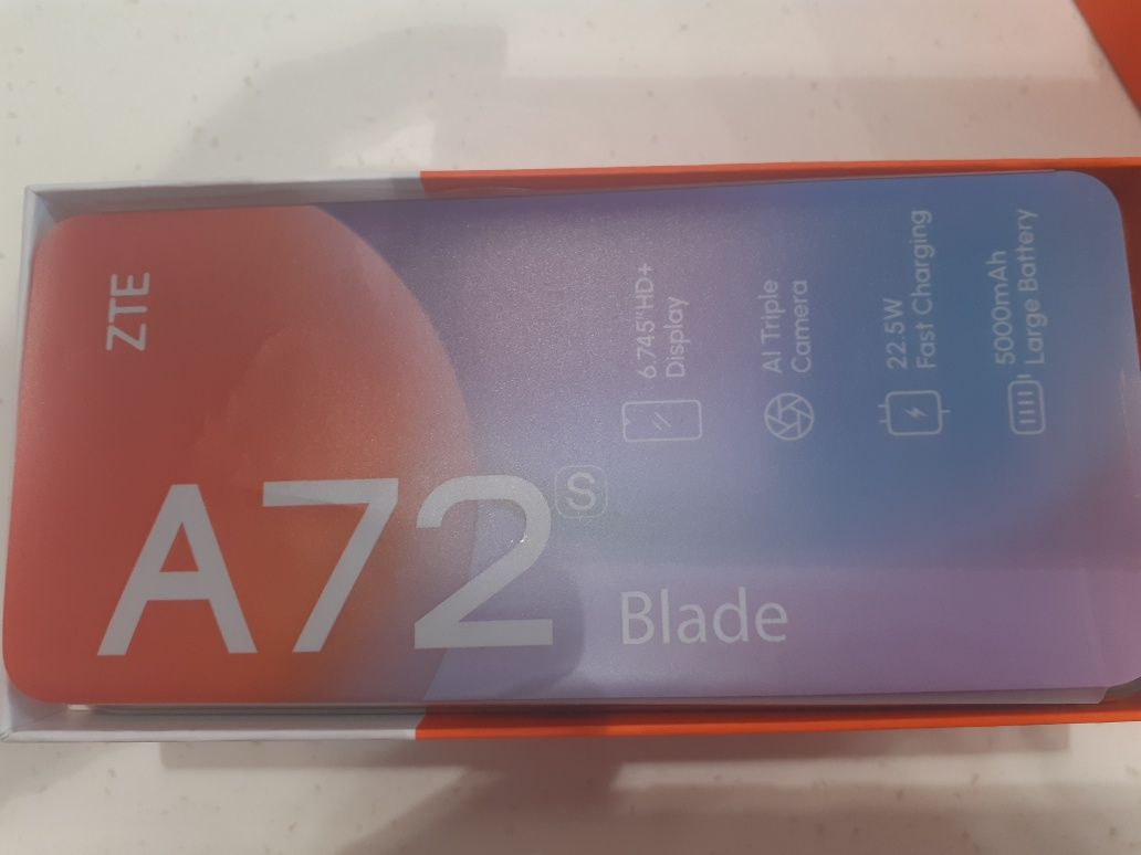 ZTE BLADE A 72 S nou în cutie.