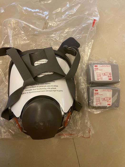 Mască 3M 6800 Vizieră + filtre carbon