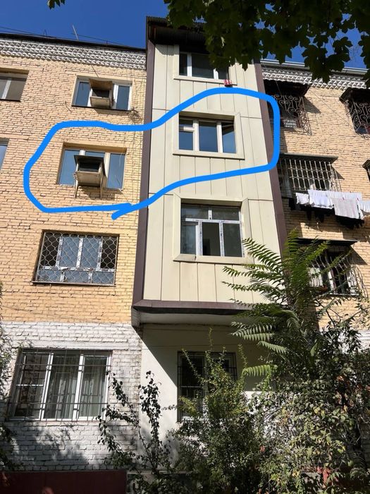 Продается своя квартира ок тепа круг, улица Гулханий 1,3,4 !