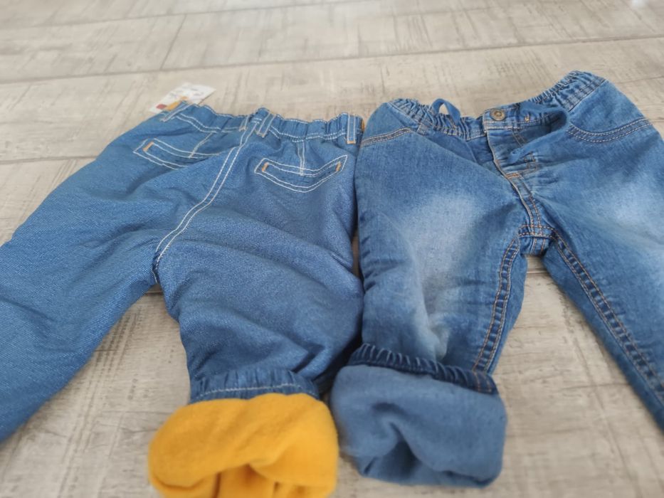 Set Pantaloni grosi / de iarna unisex pentru copii; Marimea 80/86