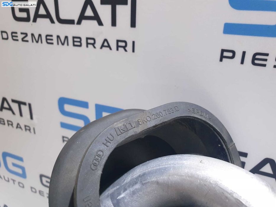 Conducta Furtun Radiator Compresor Aer Conditionat AC Clima Audi A4 B8 2.0 TDI 2008 - 2015 Cod 8K2260712E 8K0260753D