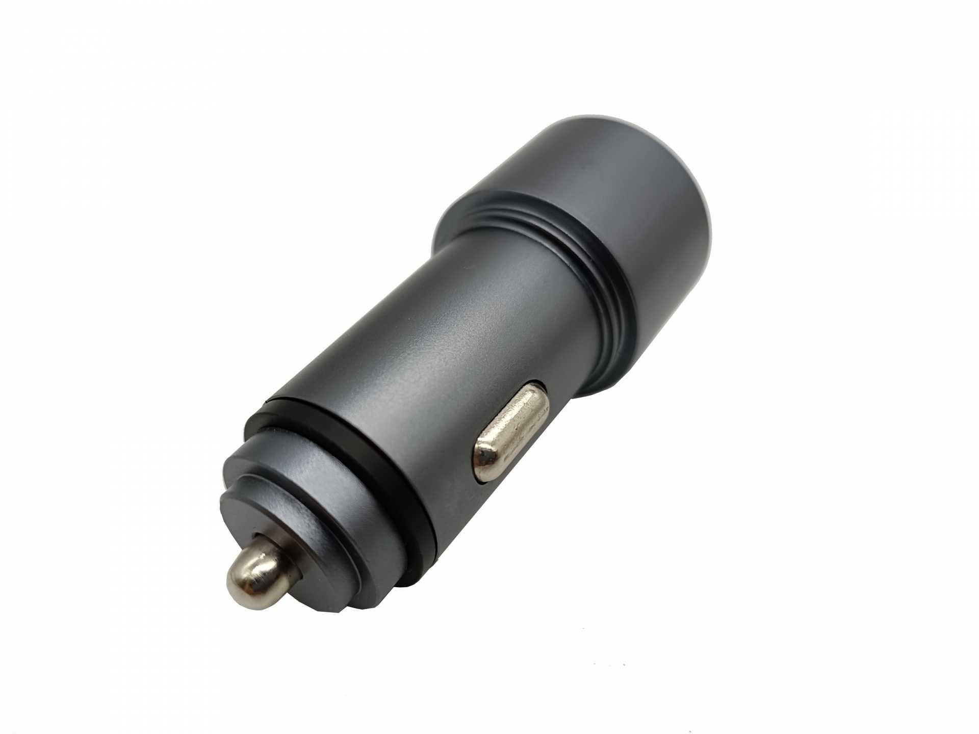Универсално USB Зарядно с Метален Корпус 12-24V, 2x18W или до 63w