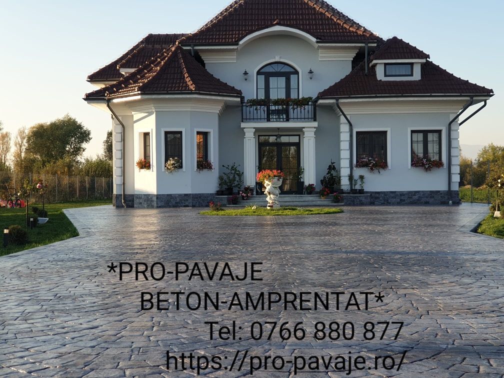 Pavaje din Beton Amprentat în Oradea