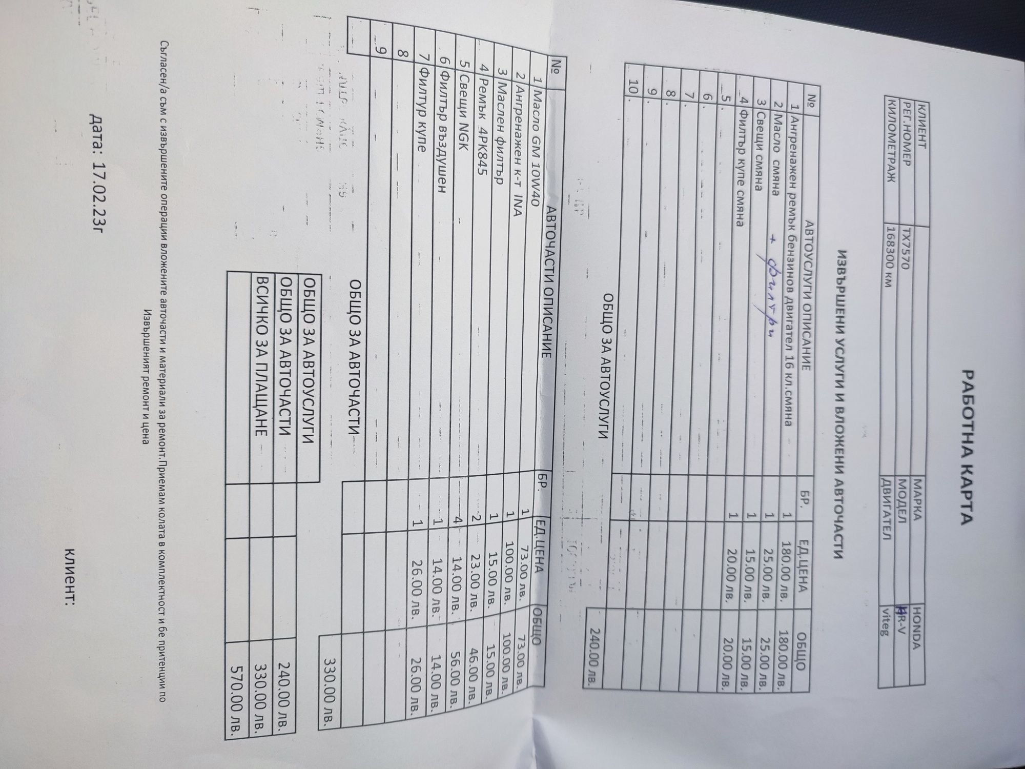 Хонда ХРВ 1,6 125 кс предно предаване