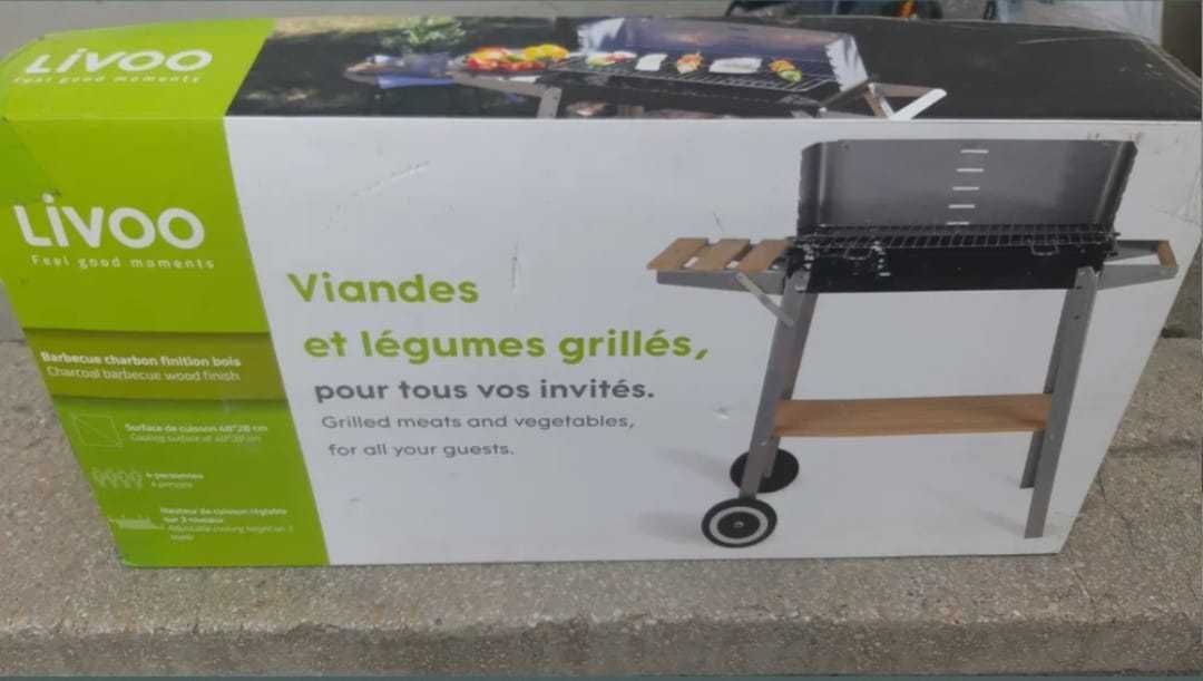 Grătar cu cărbuni Livoo