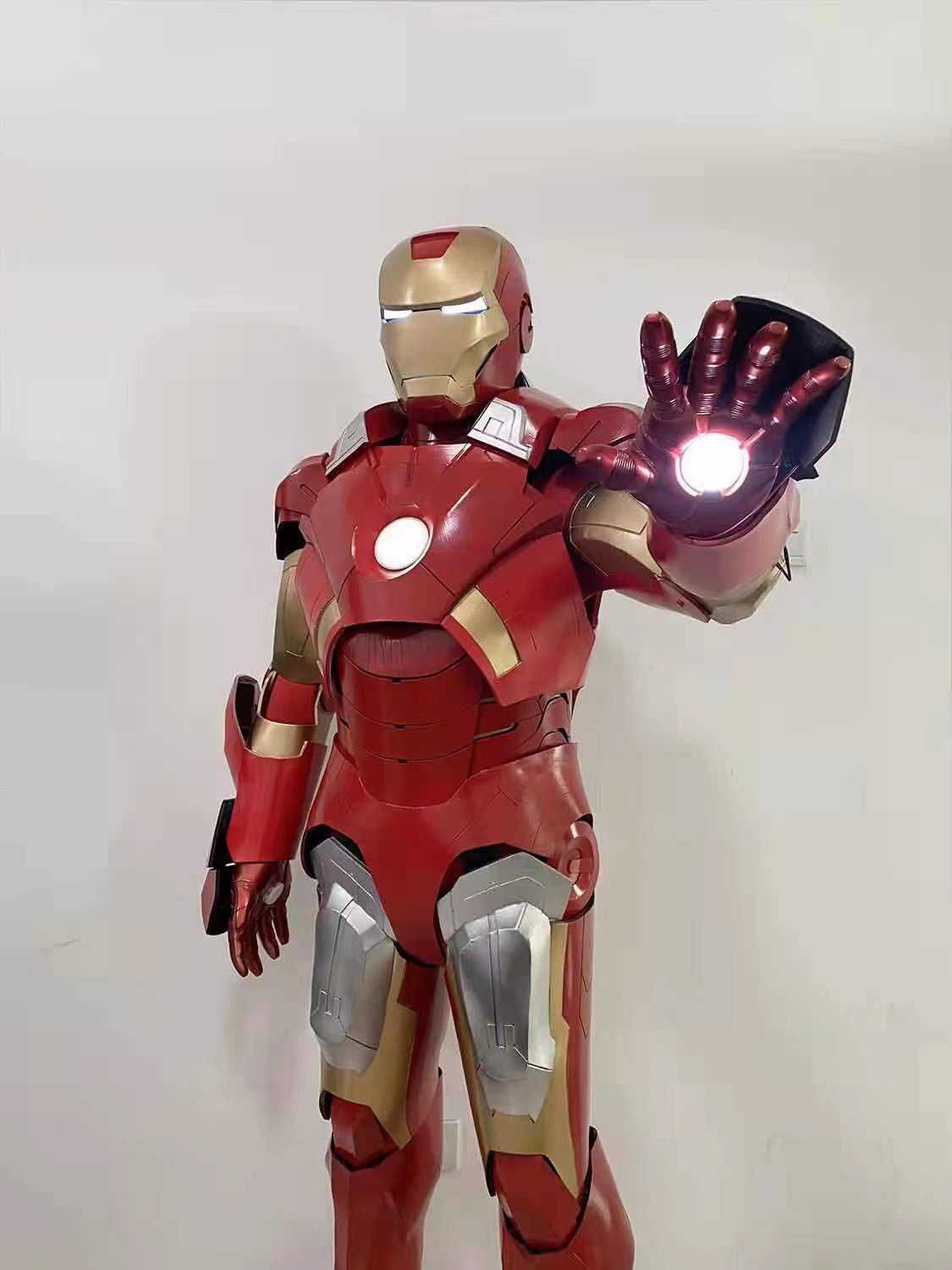 Costum robot iron man / omul de fier pentru divertisment