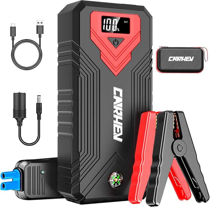 Robot pornire CARHEV, 3000A, 24000mAh, 8L-10L