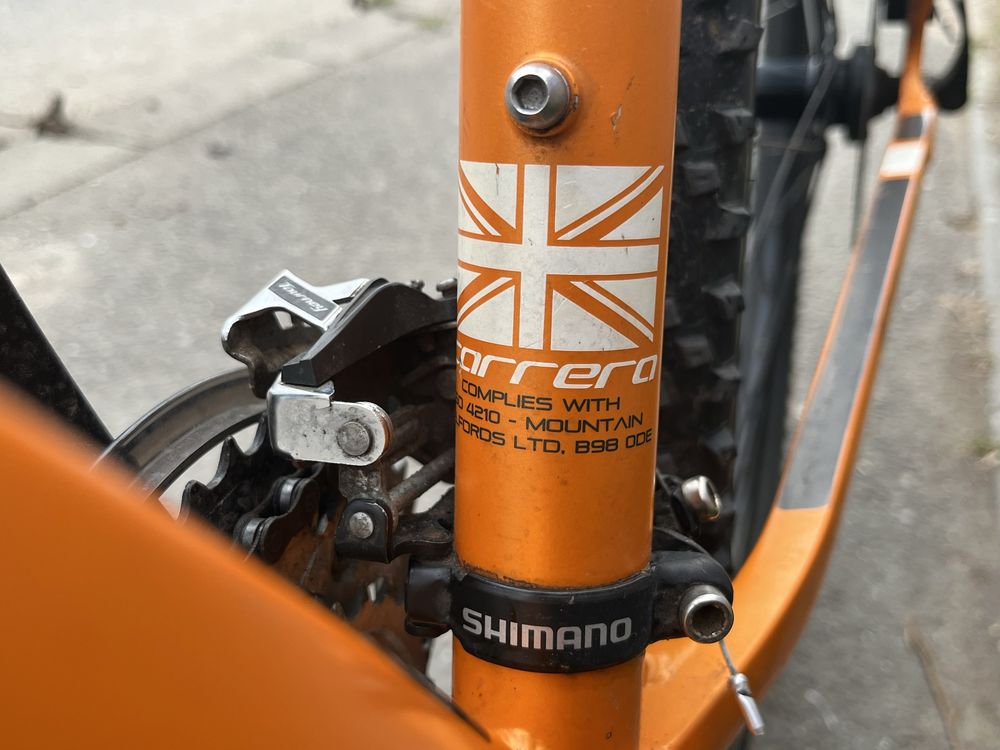 Bicicleta MTB Carrerra Vengeance Orange 24 viteze