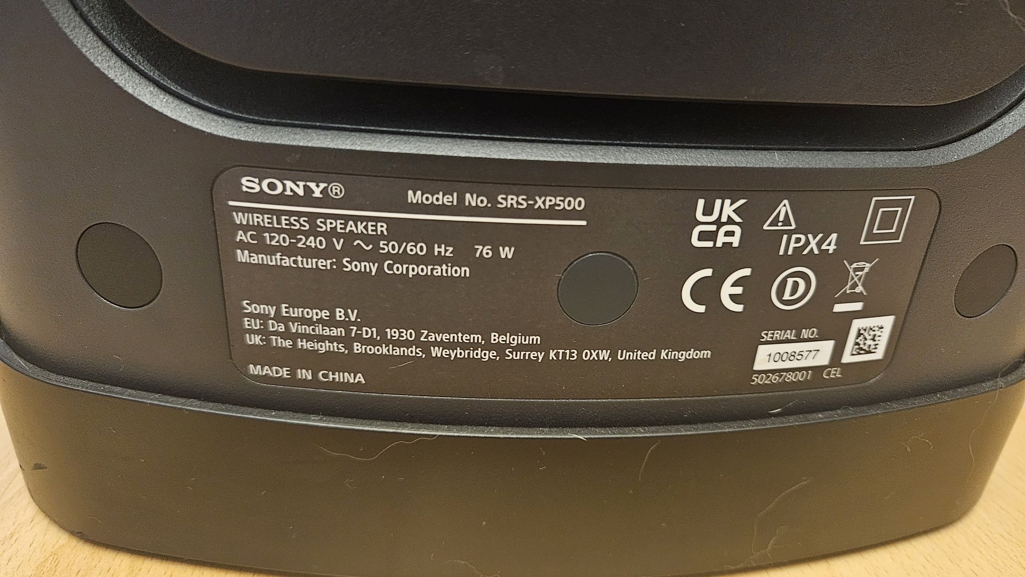 Boxa portabila Sony SRS-XP 500