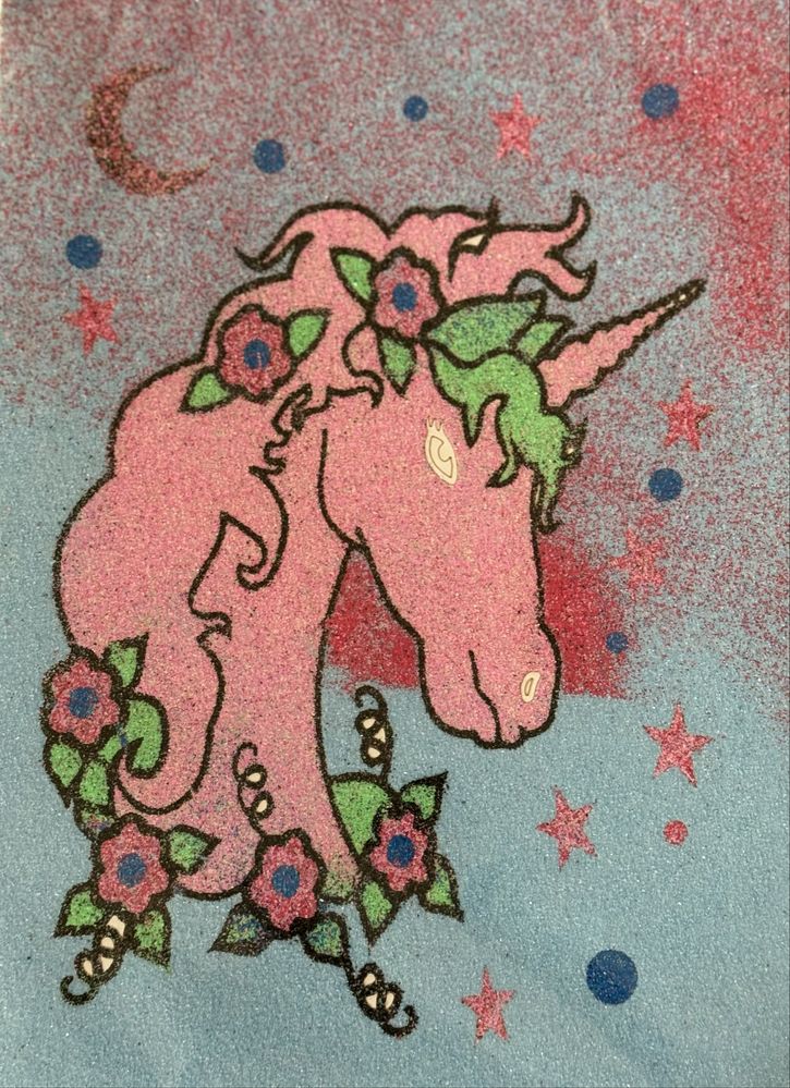 Desene cu Nisip creativ - desene creative