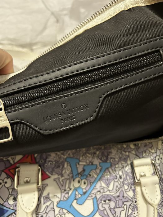 Geanta de voiaj Duffle Bag Louis Vuitton Keepall Bandana Grafitti