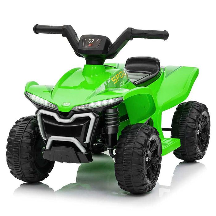 ATV electric pt copii JS320,verde,CADOU:Nr inmatriculare personalizat!