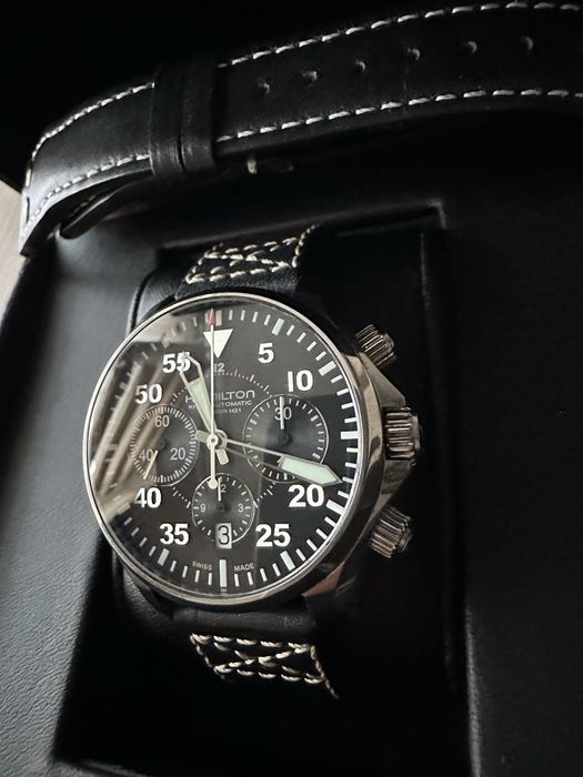 Vand ceas Hamilton Khaki Aviation Chronograph automatic, 42mm,