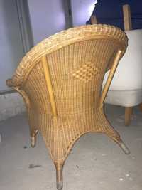 Плетено кресло естествен материал