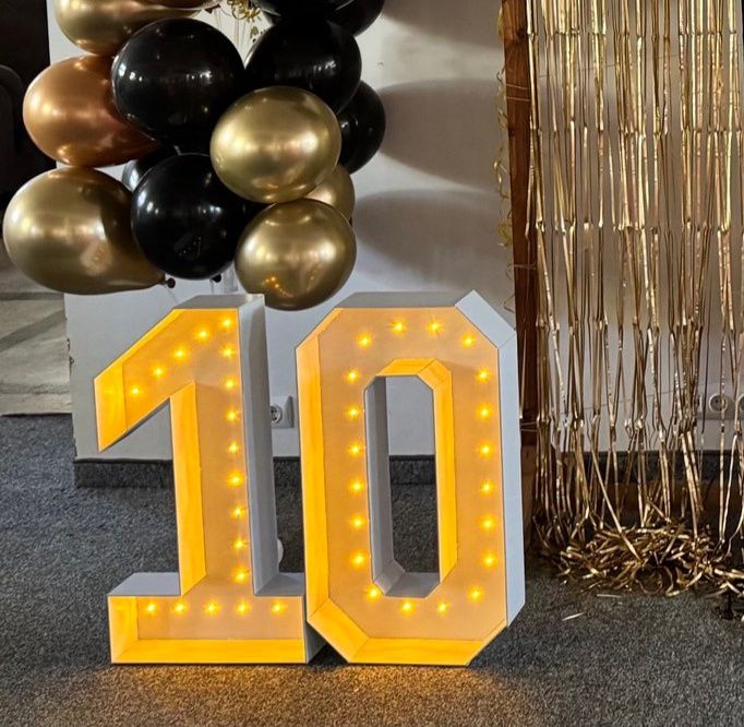 Обемни цифри и букви