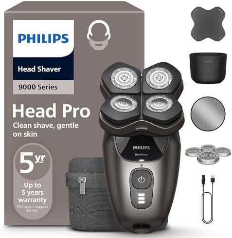 Нова Philips Skull Shaver HS9980/15 самобръсначка ComfortCut остриета