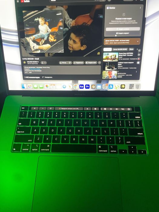 Macbook pro 2019 masla xolatda turibdi 10/10 32 Ram 512 gb asosiy