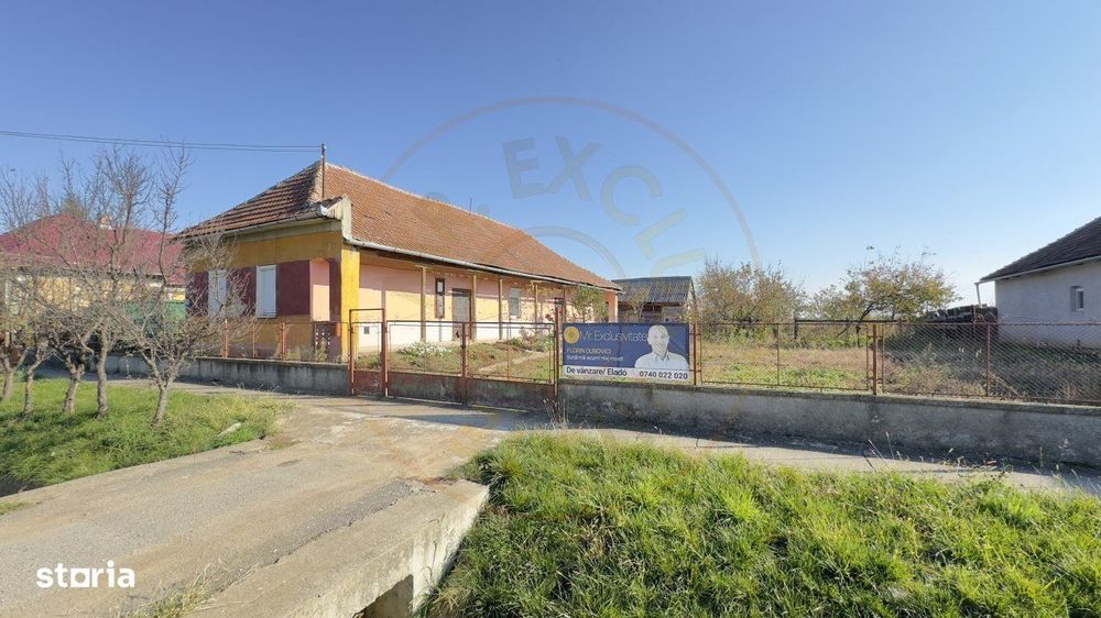 Casa 3 camere, Teren 3466 mp Petresti SM - Comision 0% cumparator