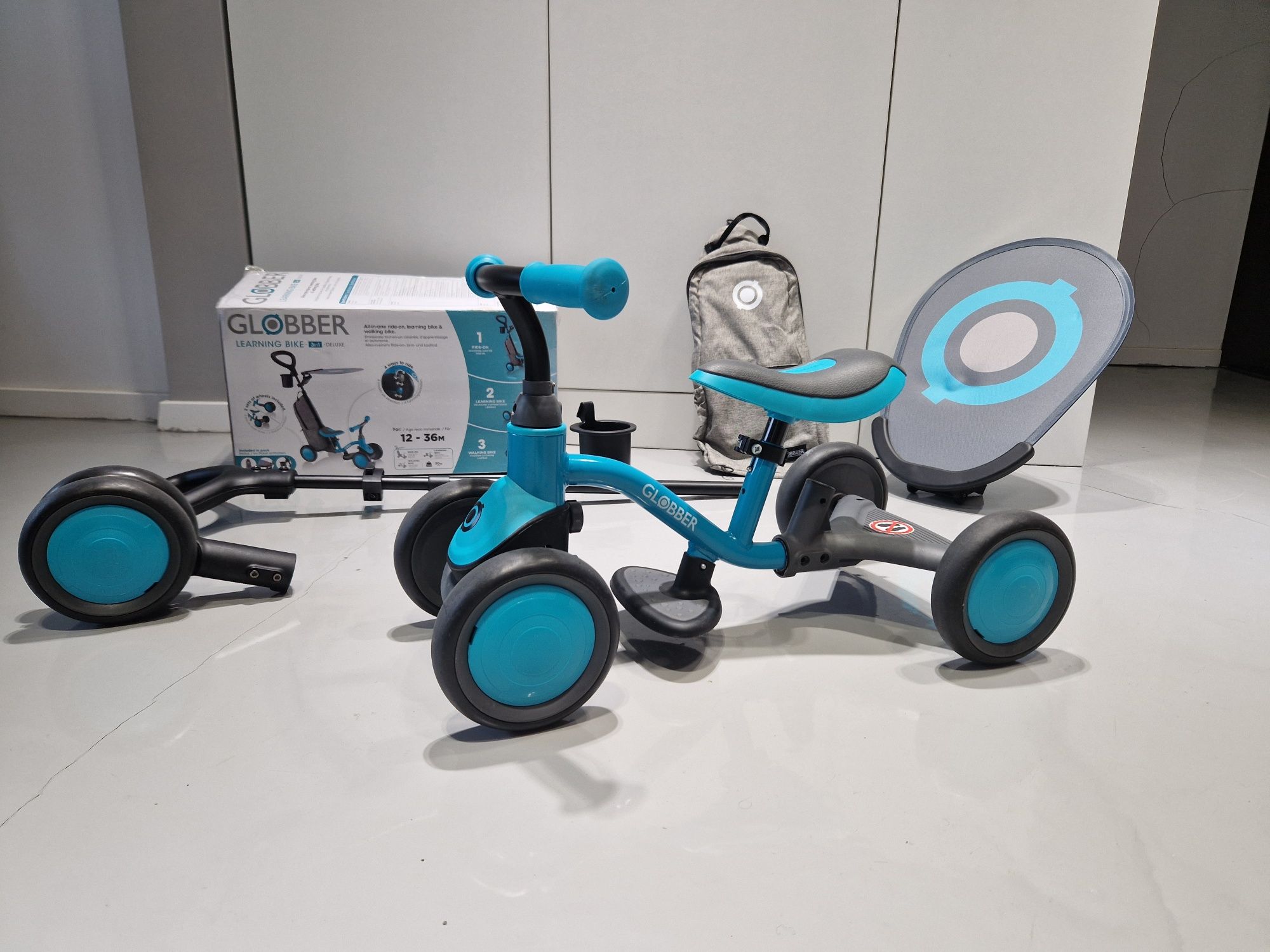 Globber Learning Bike 3 in 1 Deluxe