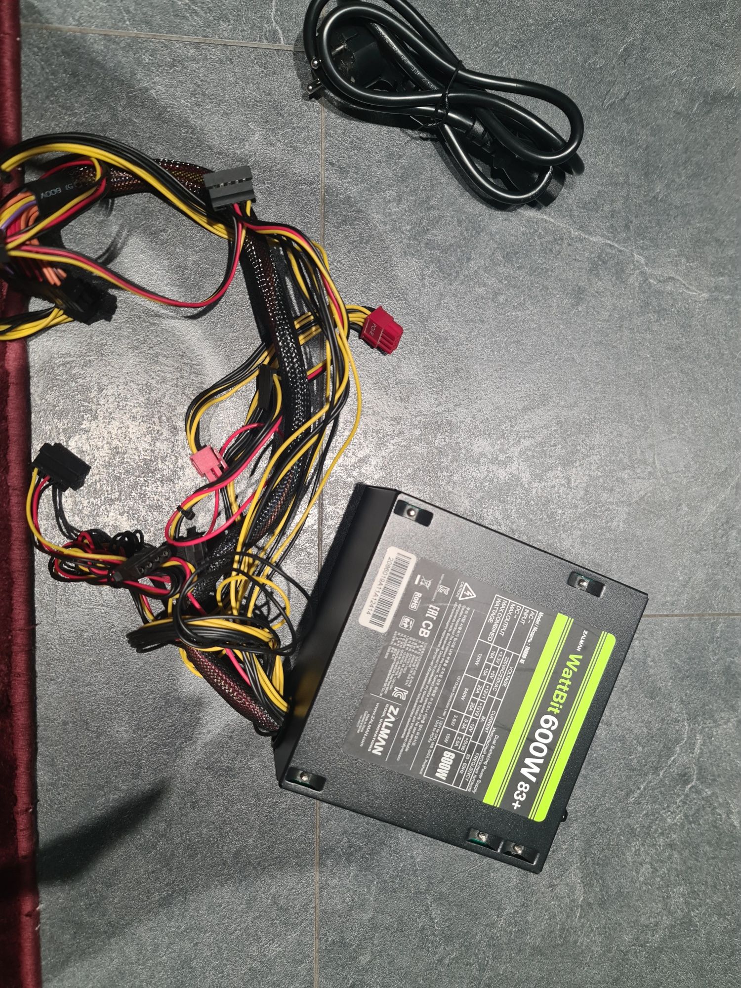Блок питания zalman  wattbit 600 w 83