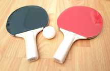 Set 2 palete tenis masă Artengo şi minge, noi, calitate