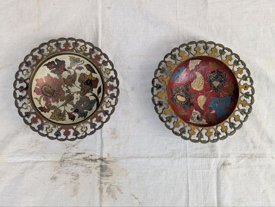 Продам винтажные латунные тарелки