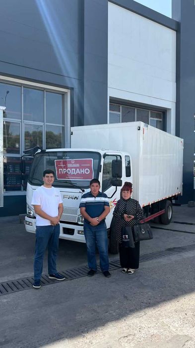 Фургон цельнометаллический FAW 7-10 тонн метан установка килиш мумкин