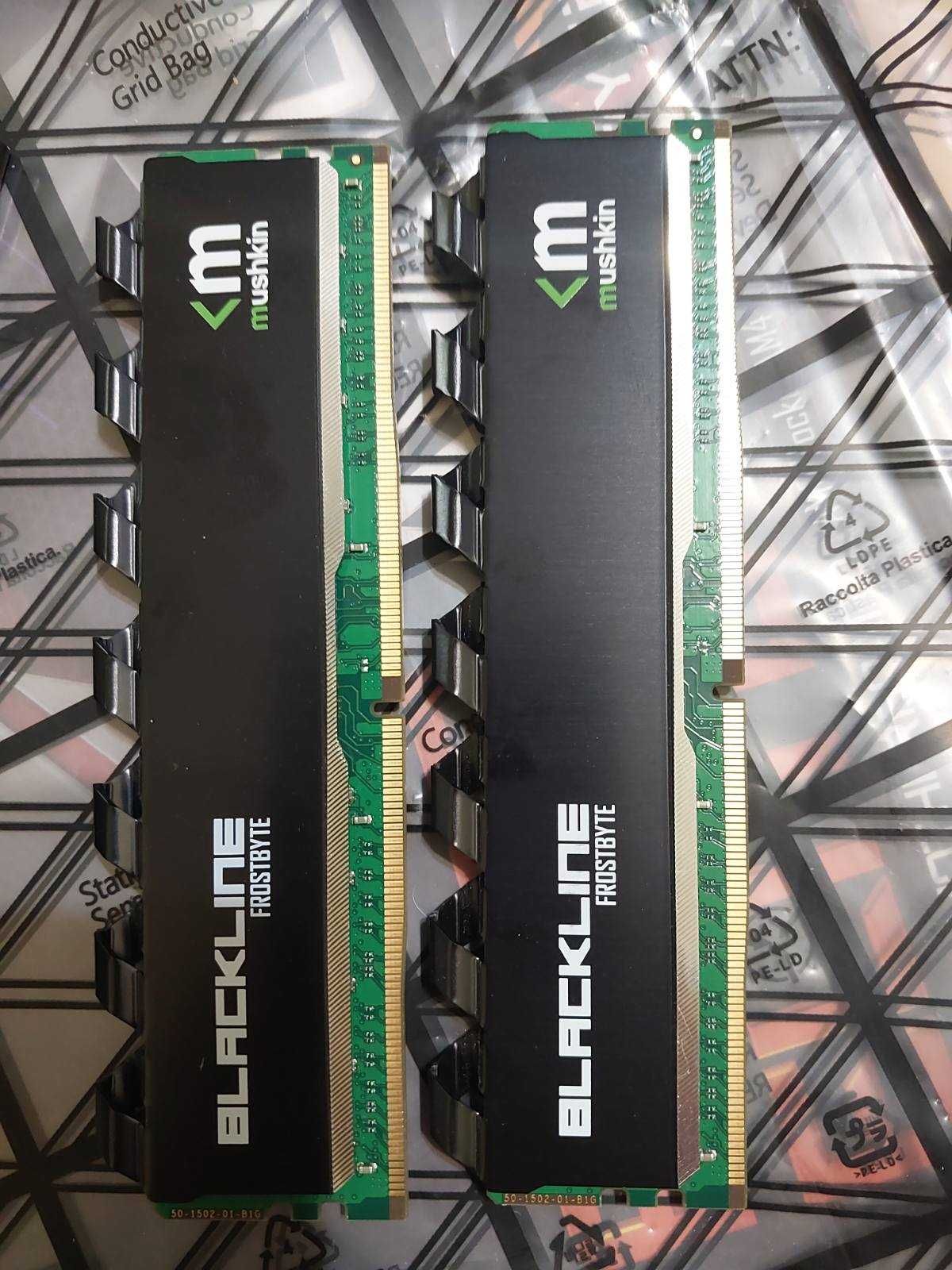 32GB DDR4 2400Mhz - Mushkin Blackline Frostbyte, Crucial