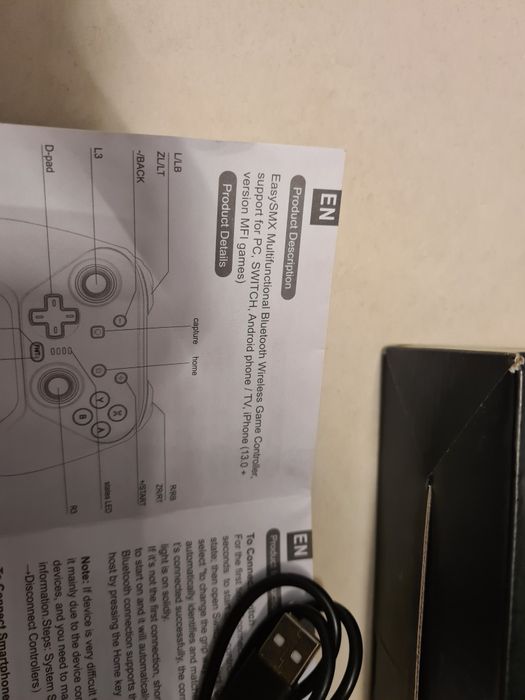 Controller Bluetooth pentru Nintendo Switch, PC, Android/IOS (ca Nou)