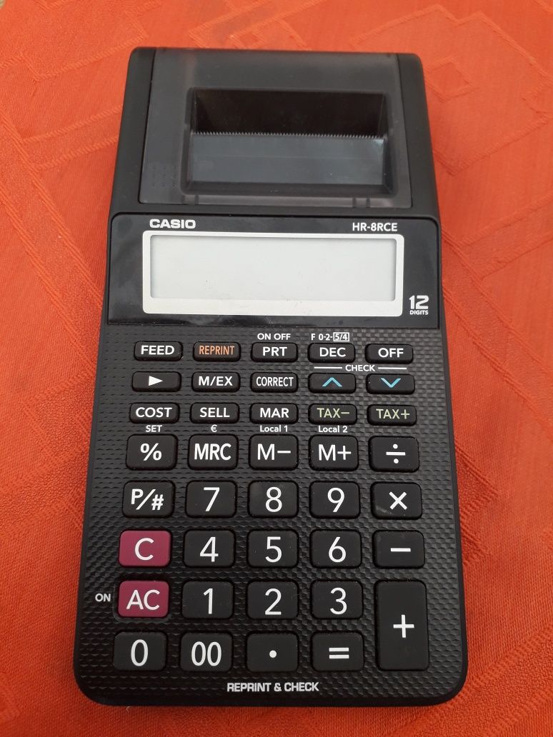 Calculator imprimare Casio HR 8RCE, original