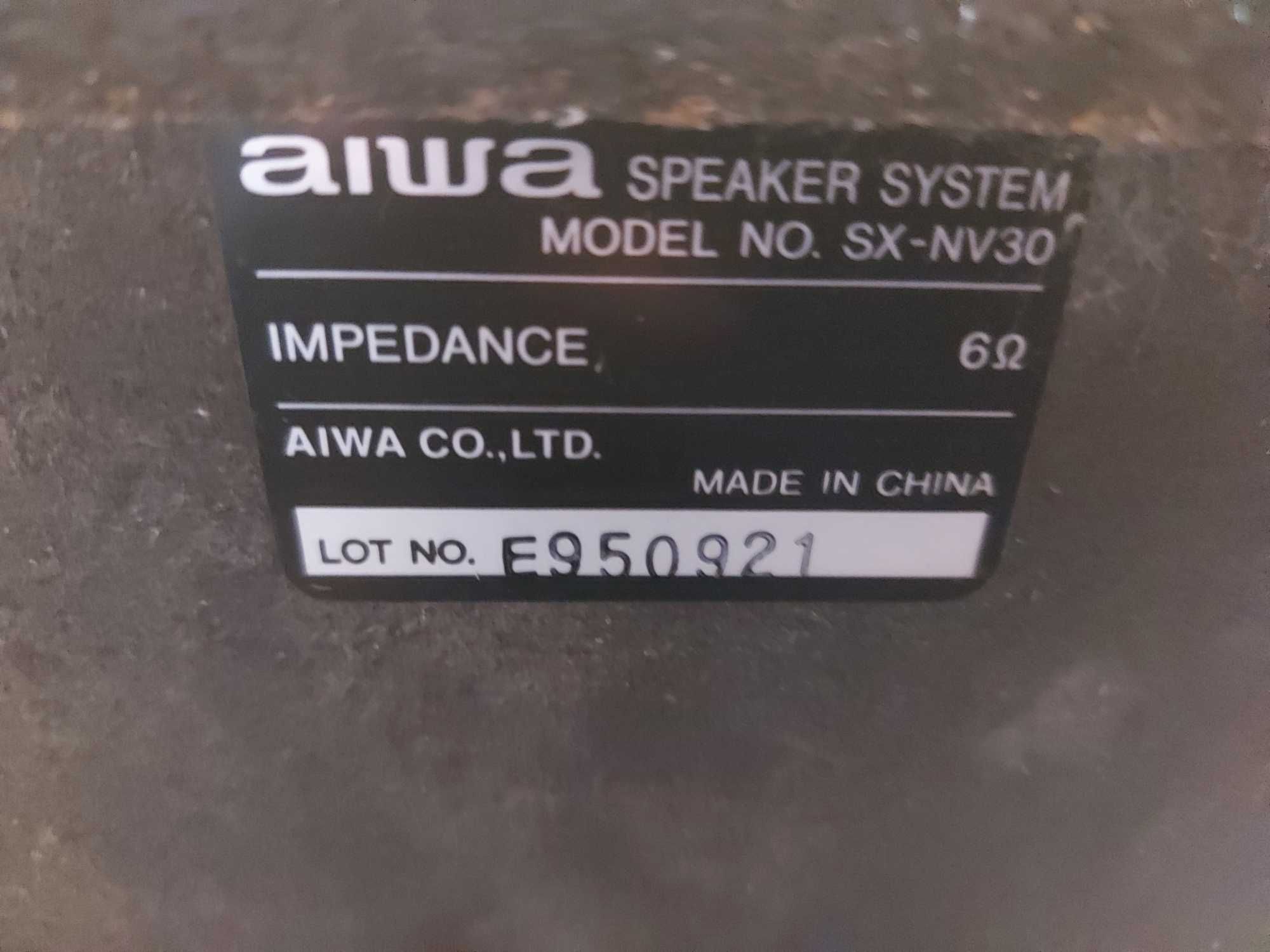 Aiwa SX-NV30 40W/6ohm 3way speakers