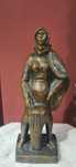 Sculptura din bronz patinat, Trancuta, Ion Irimescu