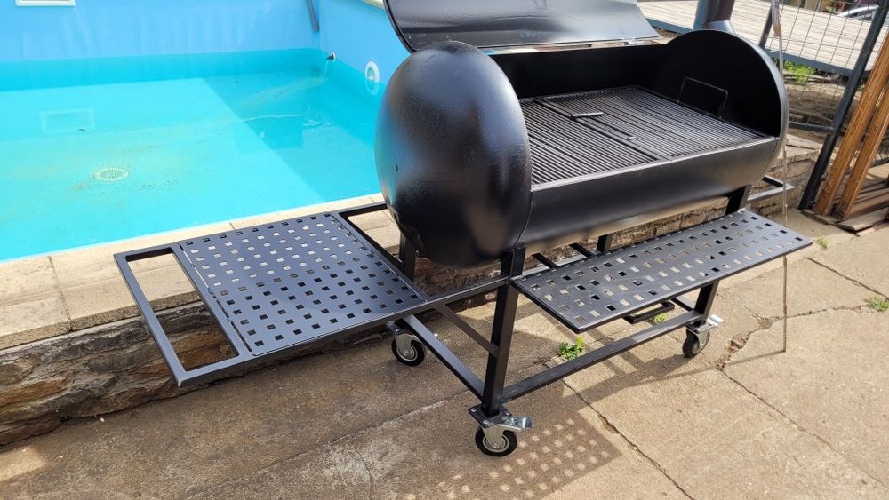gratar capac barbeque bbq butoi smoker afumatoare cuptor street food