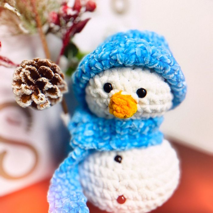 Ръчно изработен Снежен човек