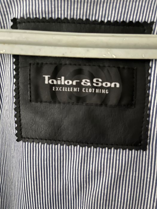 Продавам мъжко яке от естествена кожа Tailor & Son, размер 54