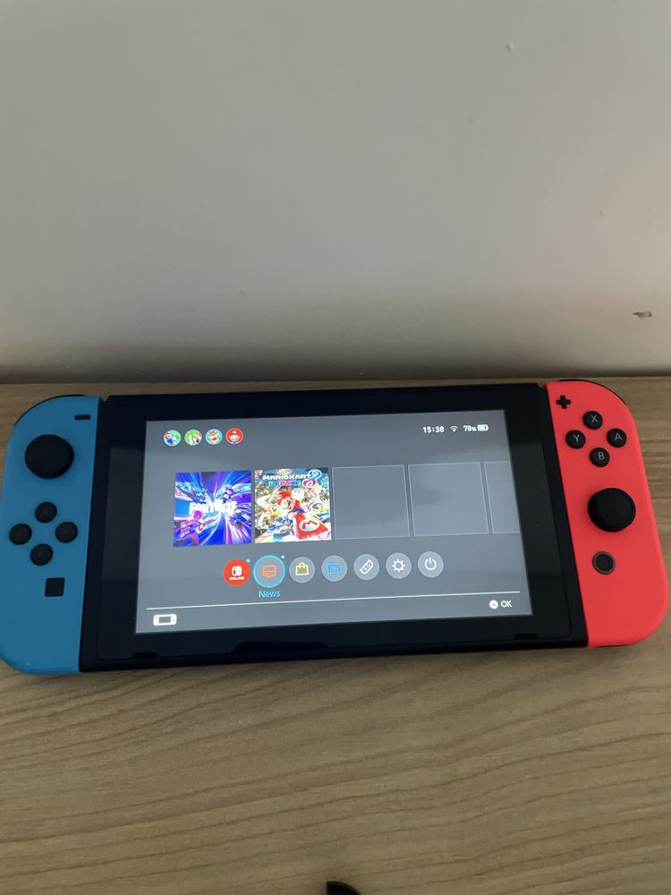 Nintendo switch с игра Mariokart delux8