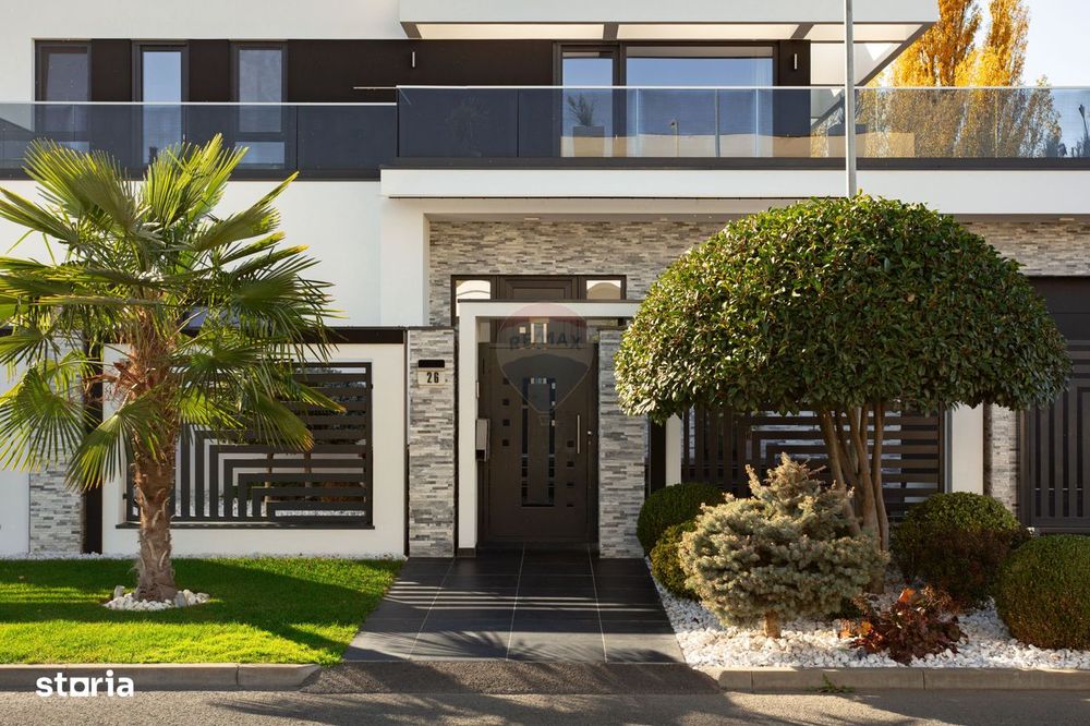 Vilă de lux stil mediteranian de vânzare zona Aradul Nou-Tabacovici