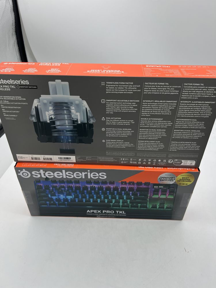 Tastatura Gaming Mecanica Wireless STEELSERIES Apex Pro TKL 2023