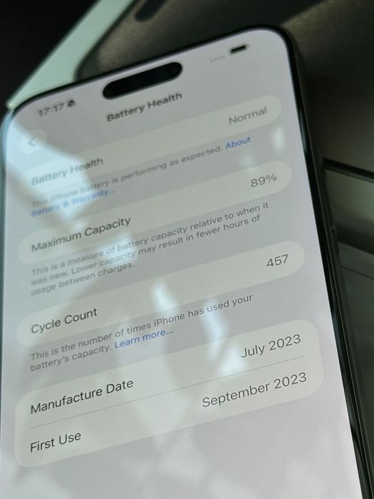 Apple iPhone 15 Pro Max 256GB 89%BH - Natural Titanium