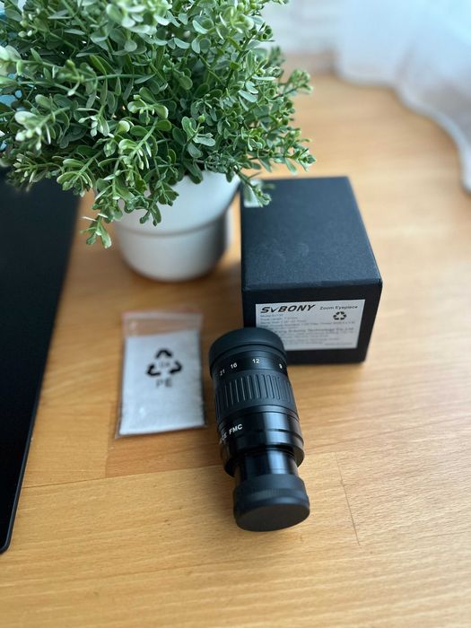 Ocular zoom Svbony 7-21mm SV135 1,25” 60°- 40° pentru telescop