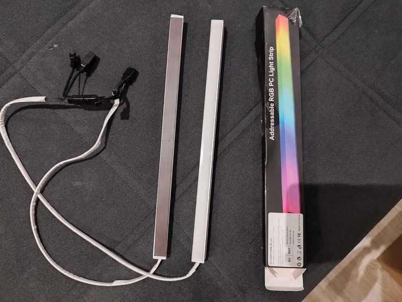 Banda led magnetica Argb Ysrsai 30 cm, 2 bucati